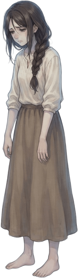 Image: Hand-painted anime visual-novel character art of t