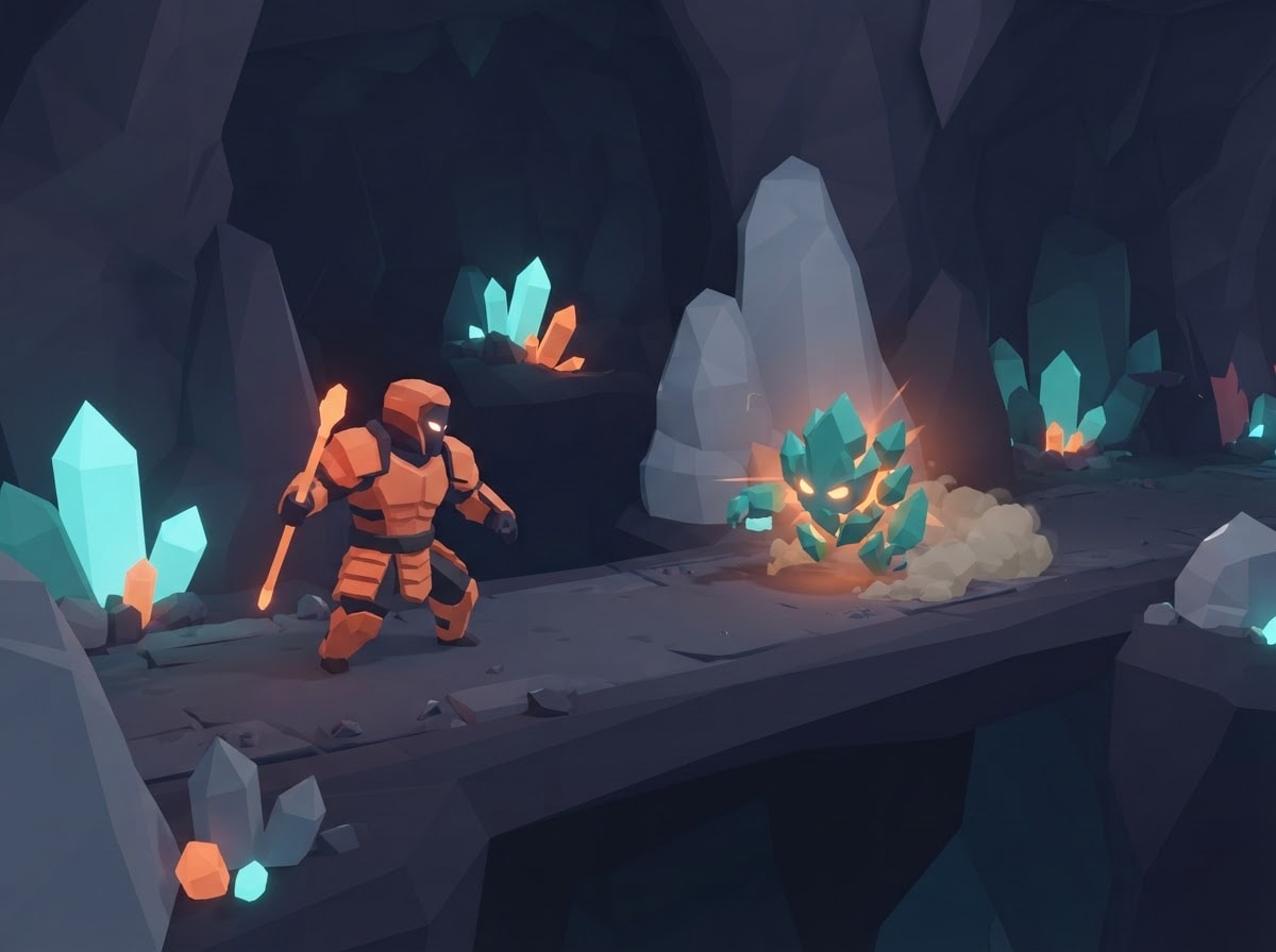 Chunky low-poly