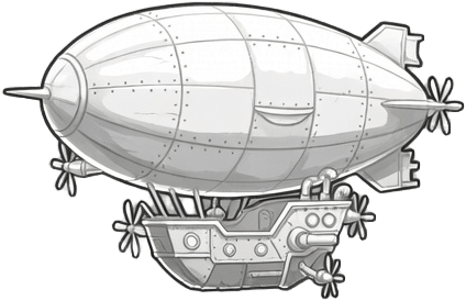 Iron Dirigible Unit Sprite