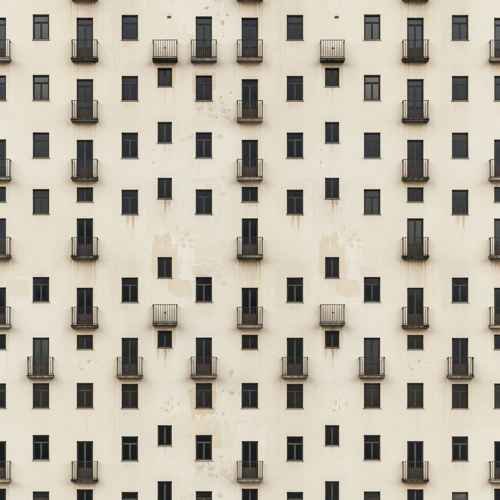 Turkish Apartment Facade Texture