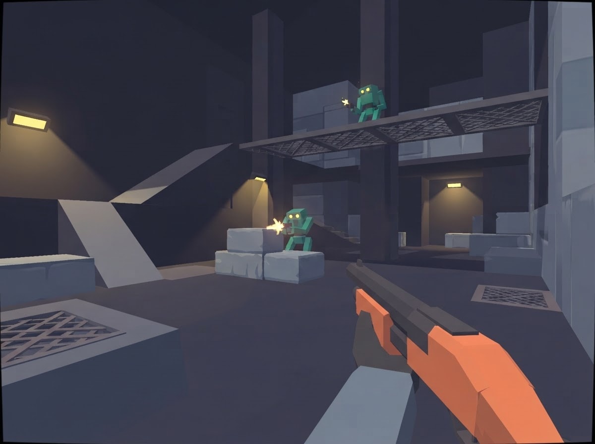 Chunky low-poly