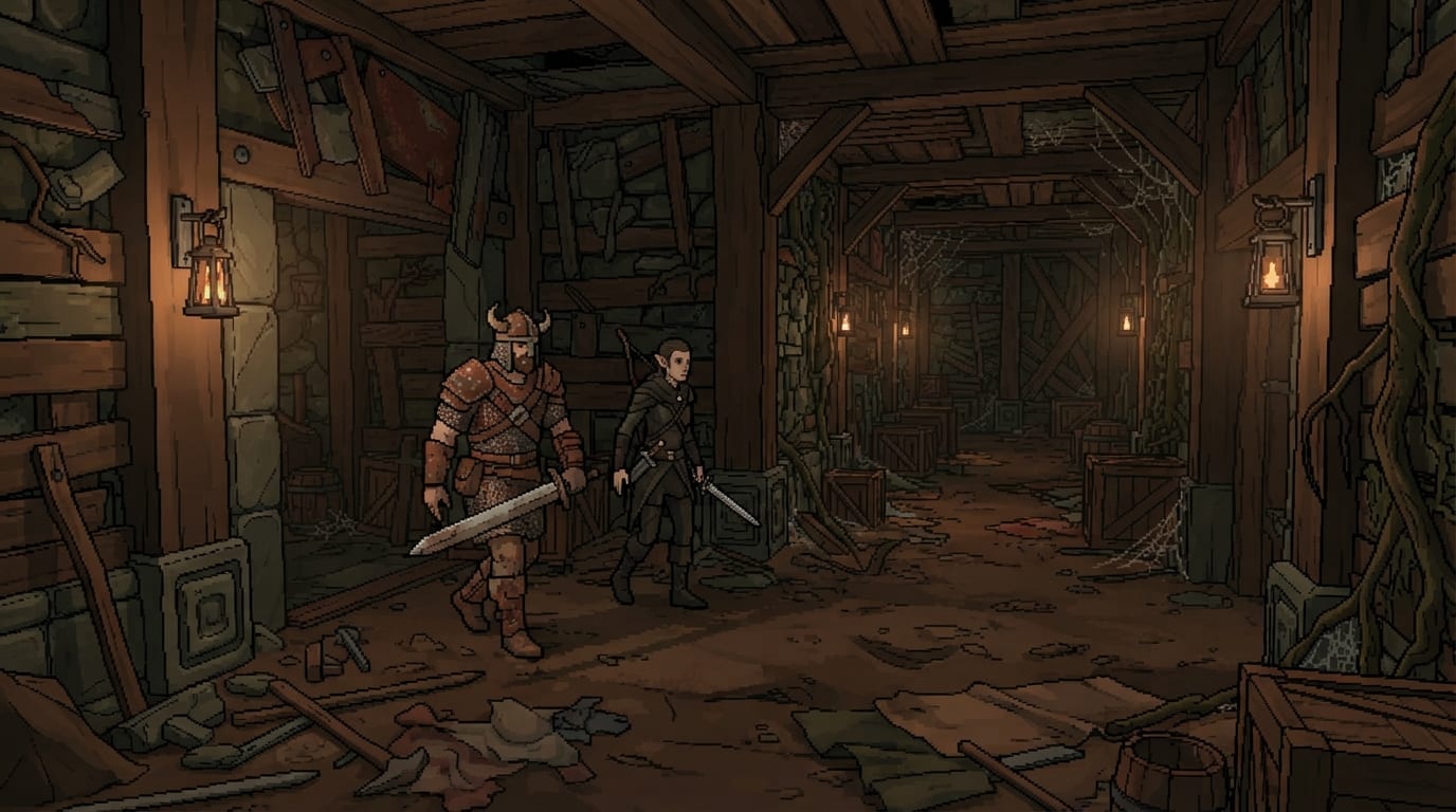 Tight dark halls