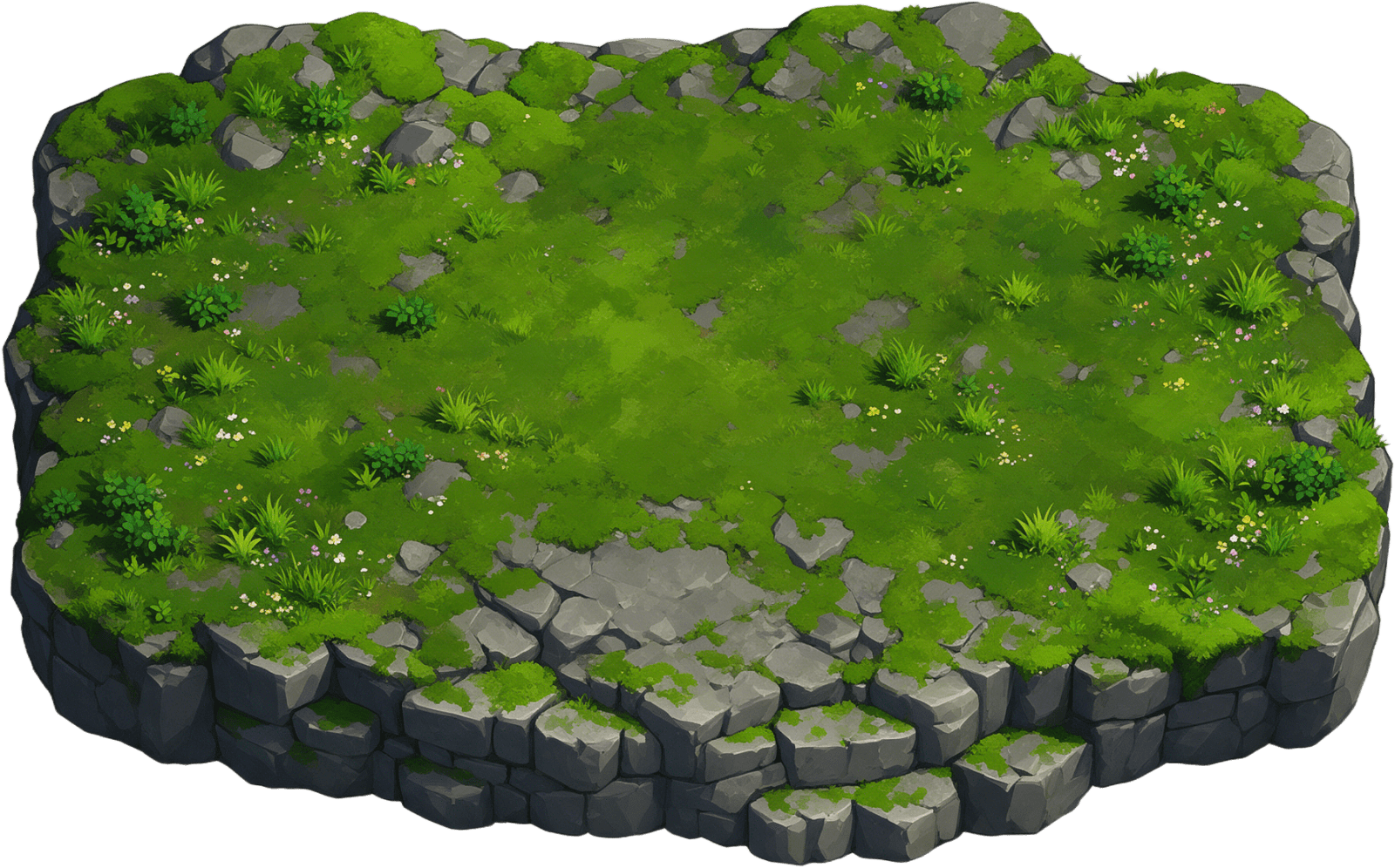 Tower Base - Grassland Moss