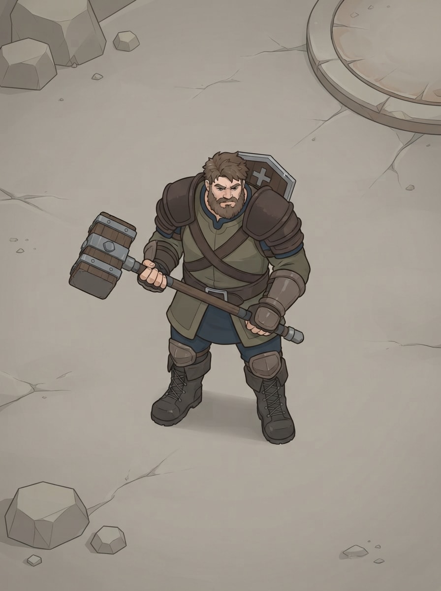 A strong hero