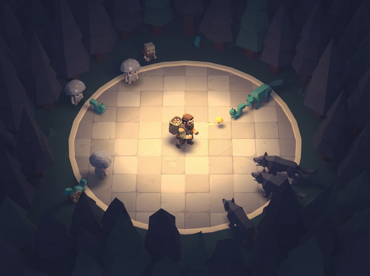 Chunky low-poly
