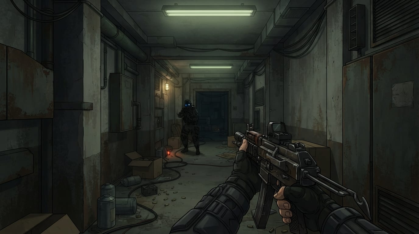 Tight dark halls