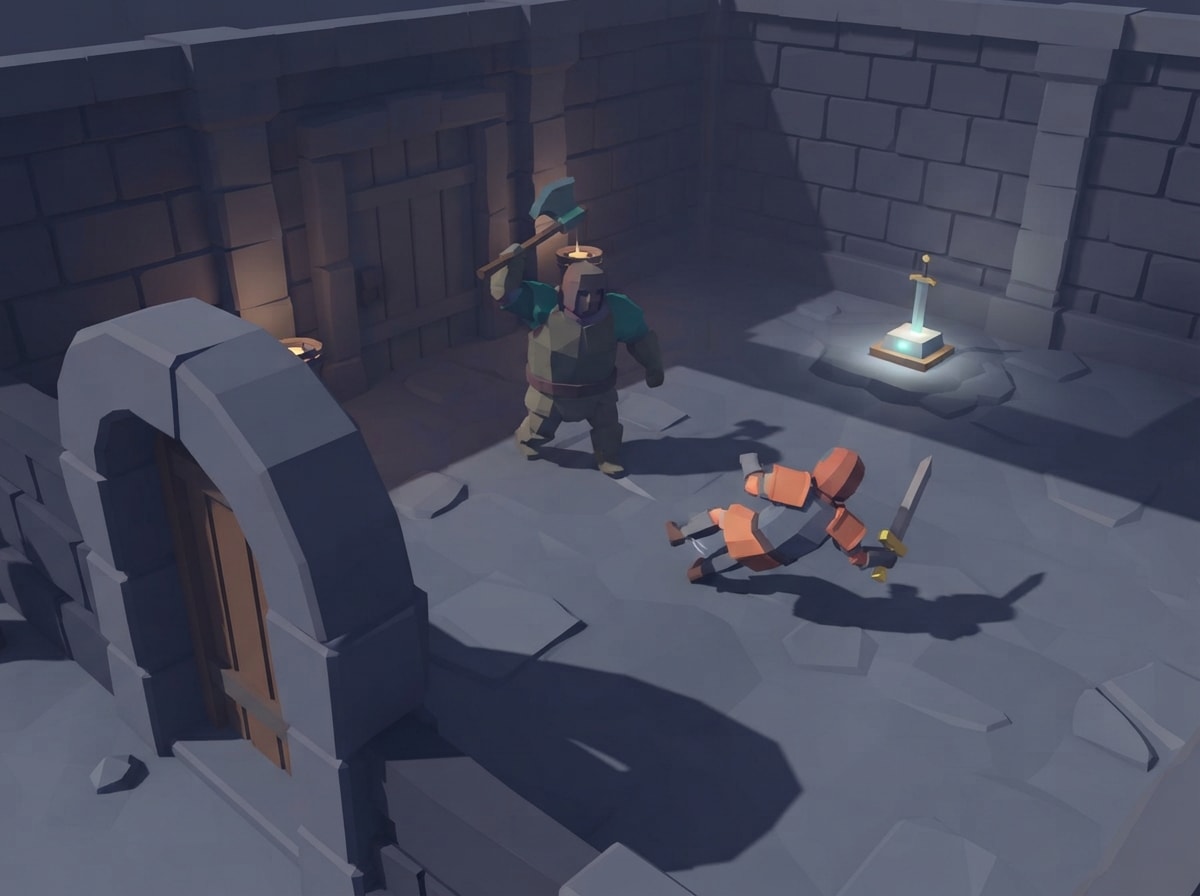 Chunky low-poly