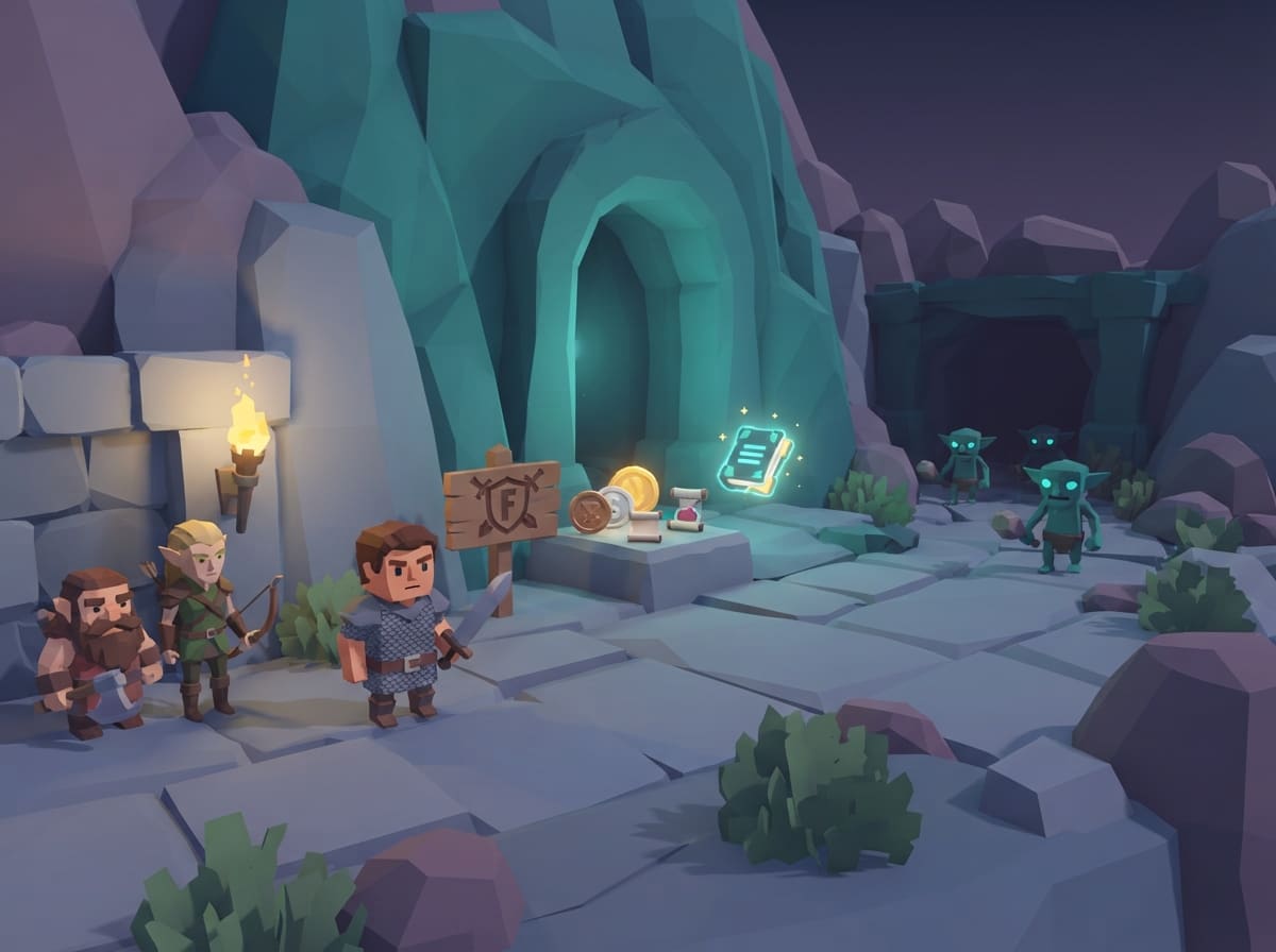 Chunky low-poly