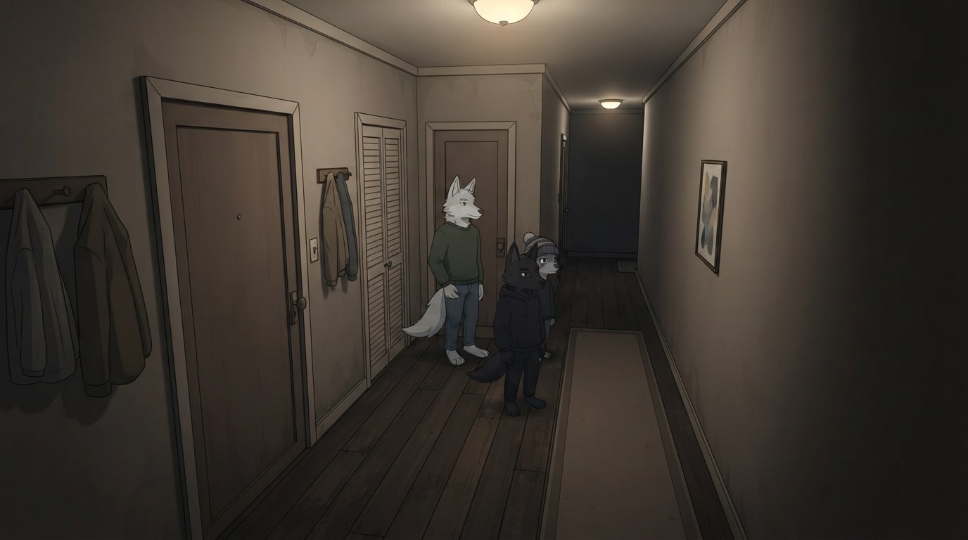 Tight dark halls