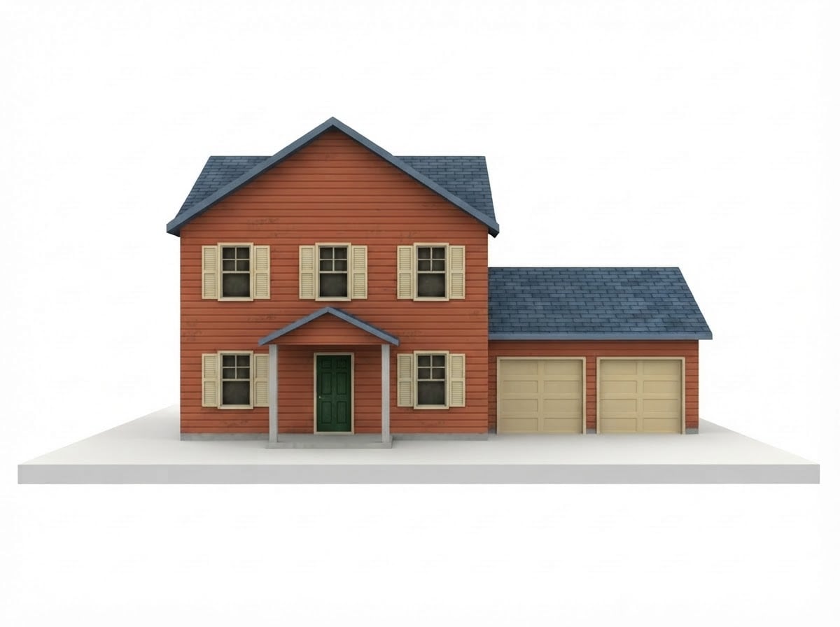 PS2 two-story starter w/ 2-car garage