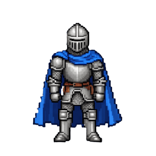 Blue Cape Knight