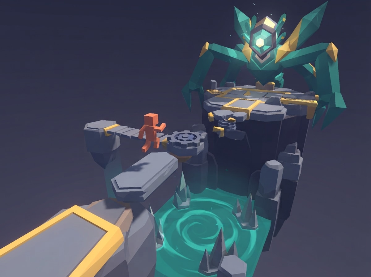 Chunky low-poly