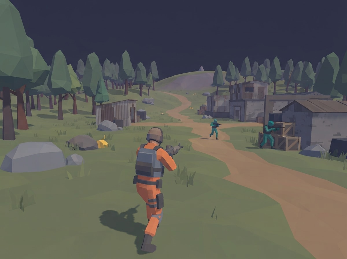 Chunky low-poly