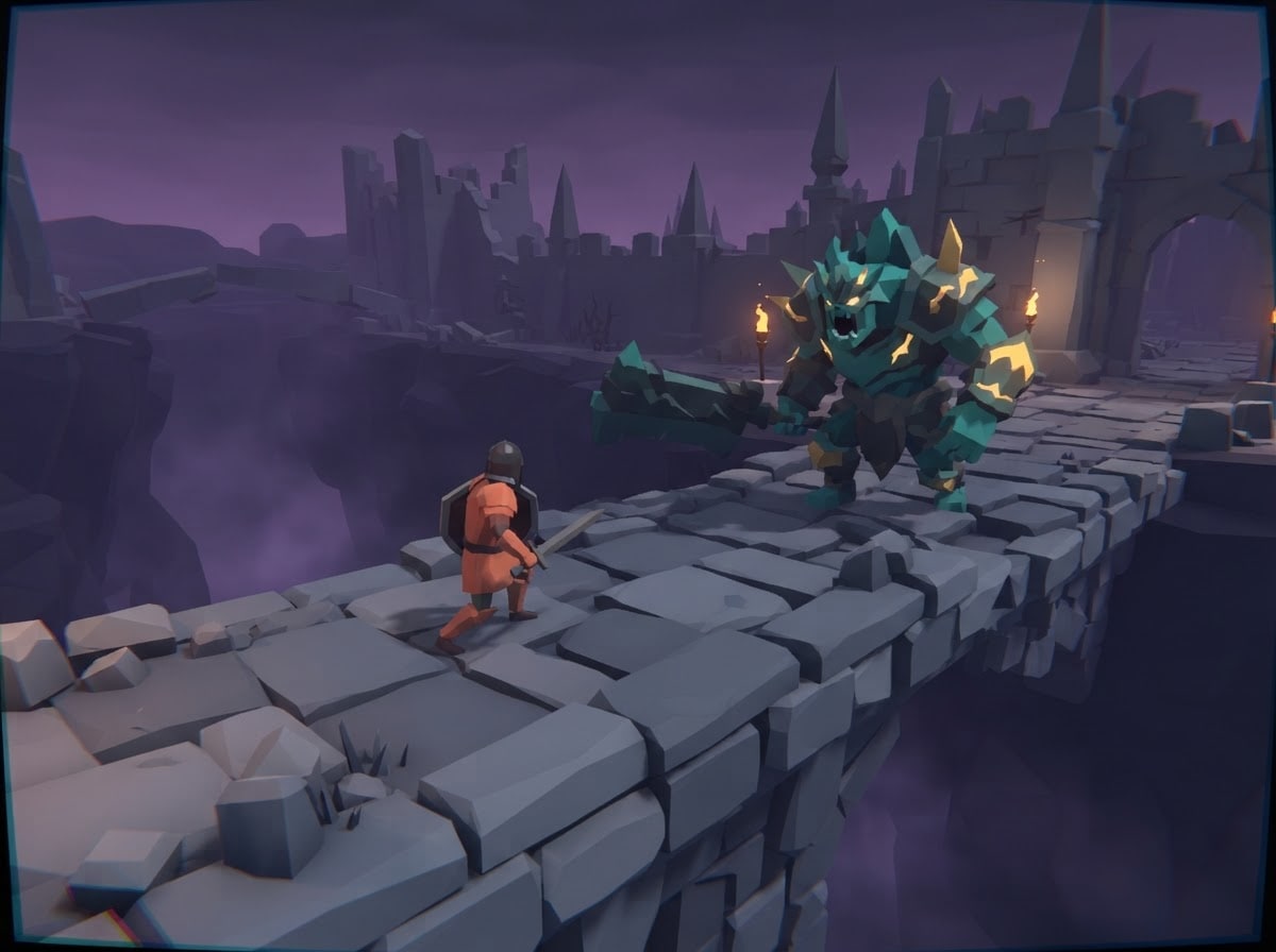 Chunky low-poly