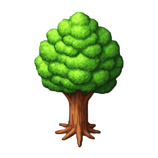 Isometric Pixel Tree