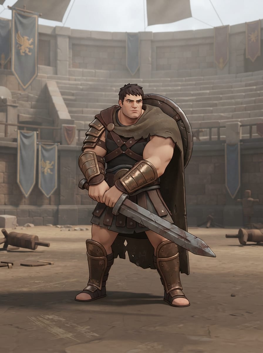 A strong hero
