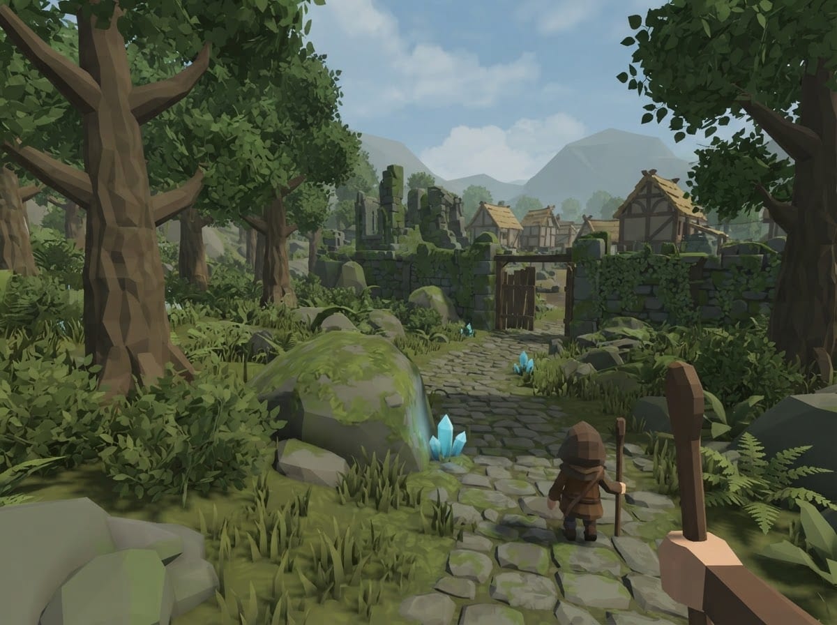 Chunky low-poly