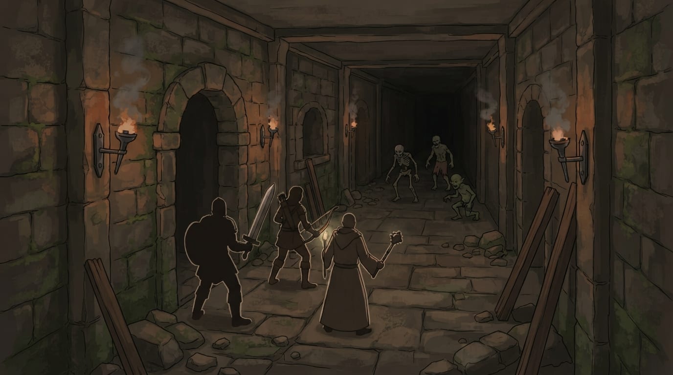 Tight dark halls