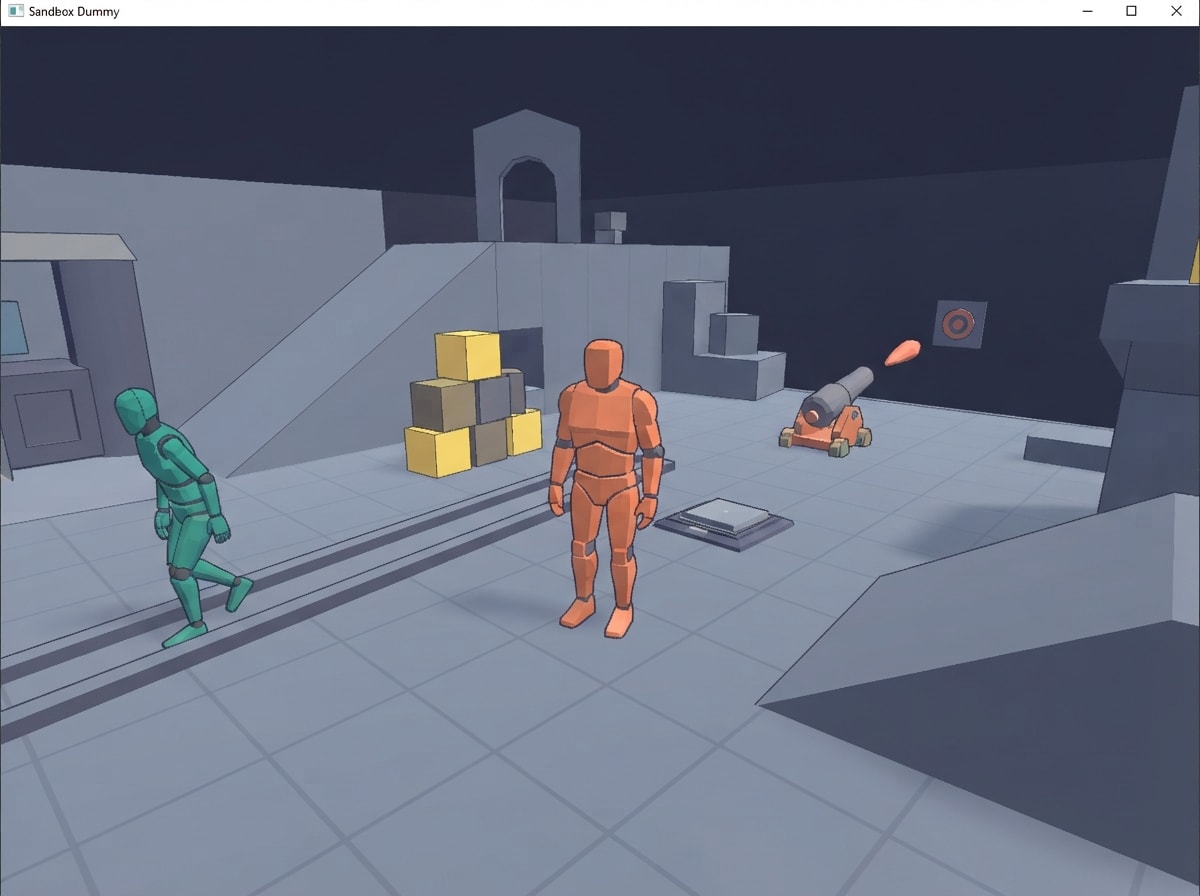Chunky low-poly