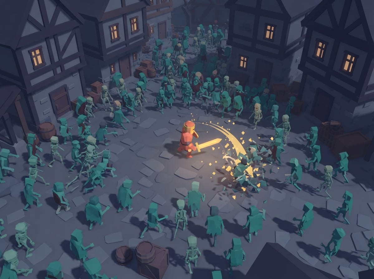 Chunky low-poly