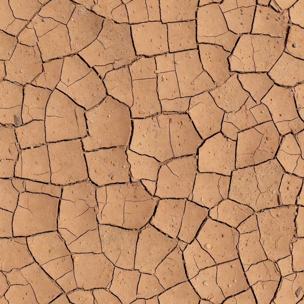 Cracked Desert Earth Texture