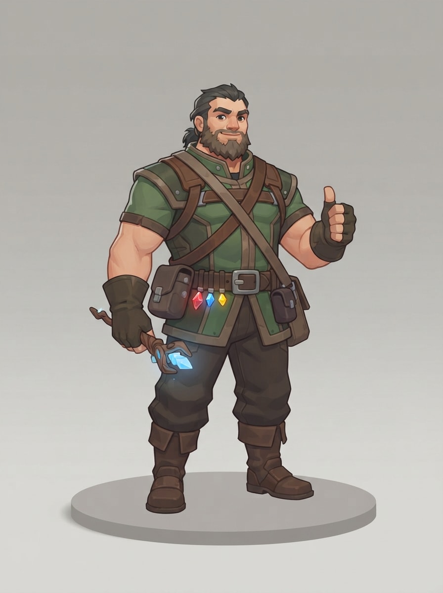 A strong hero