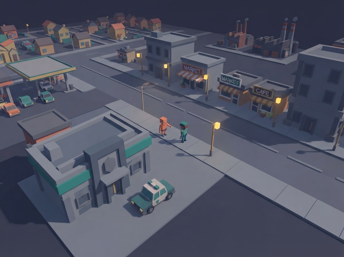 Chunky low-poly