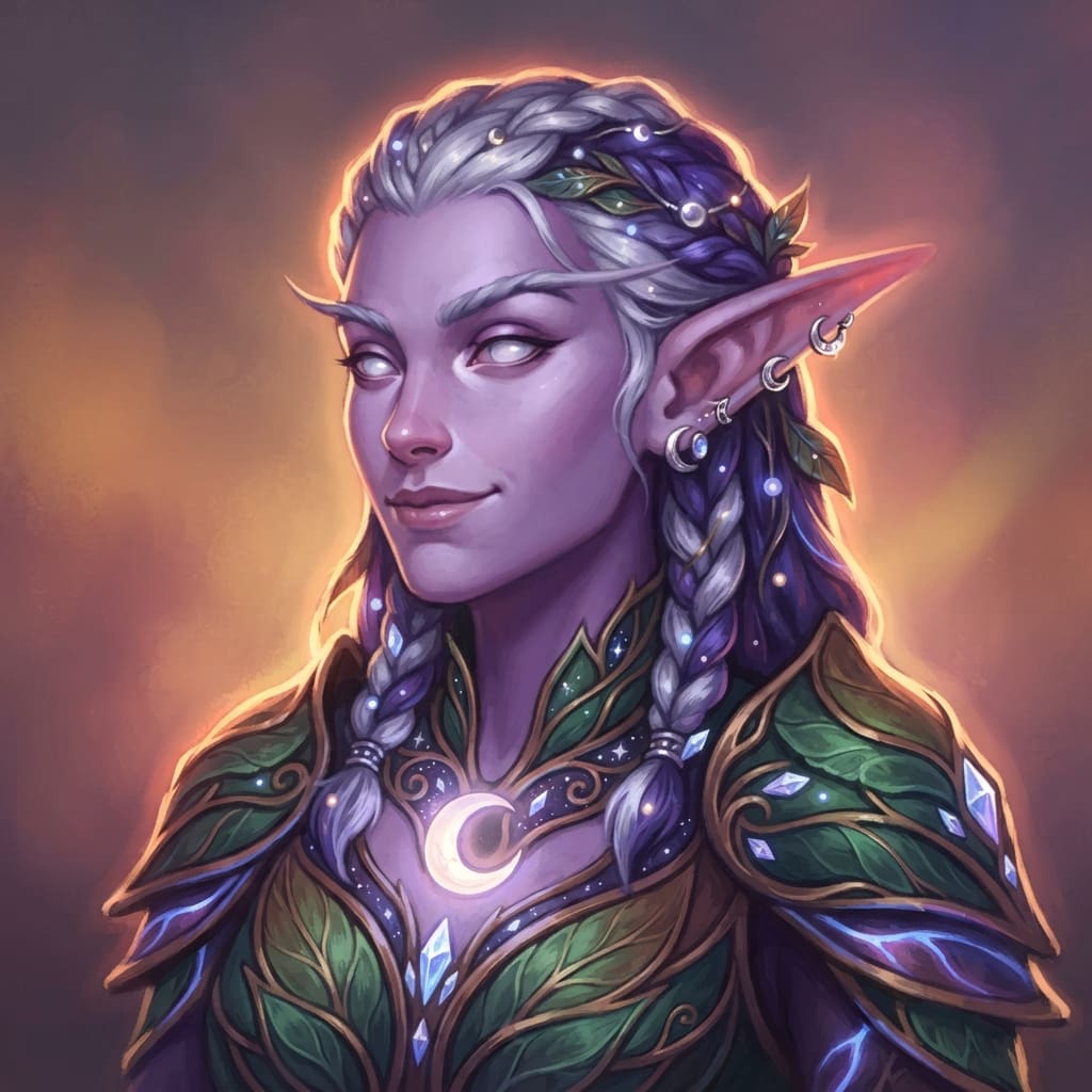 Moon Elf portrait