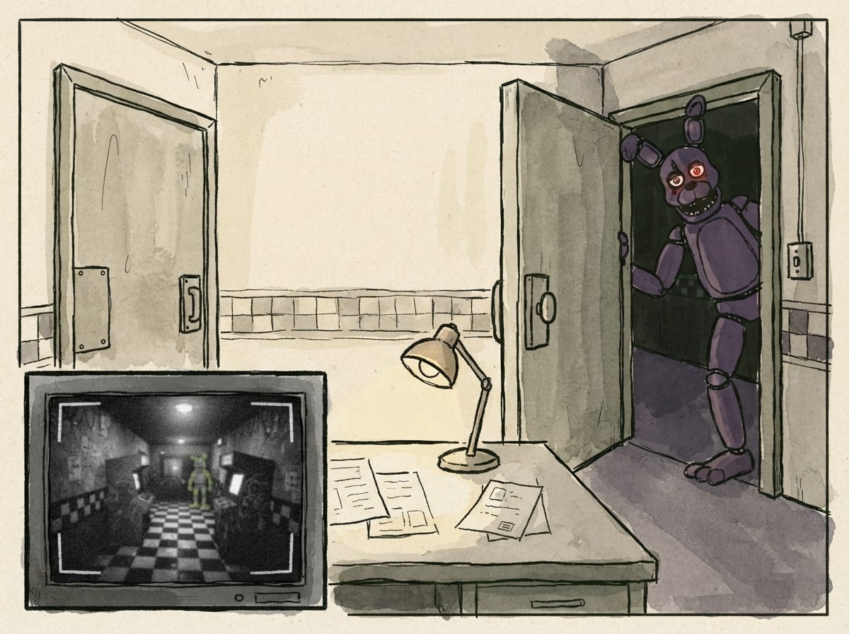 Hand-drawn