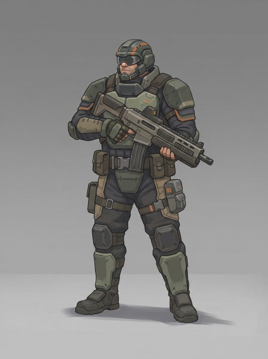 A strong hero