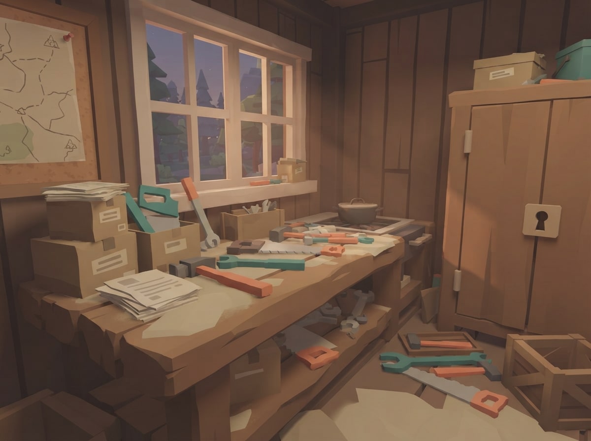 Chunky low-poly