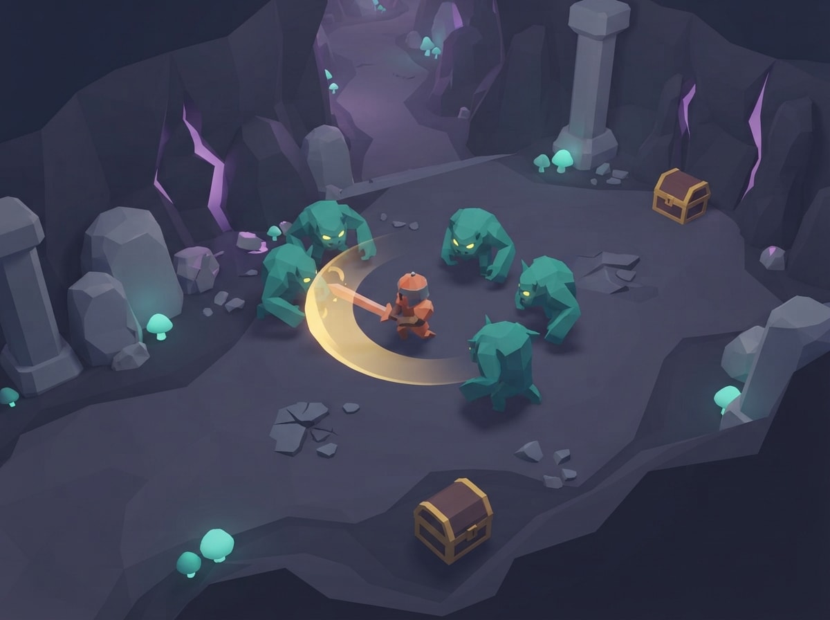 Chunky low-poly