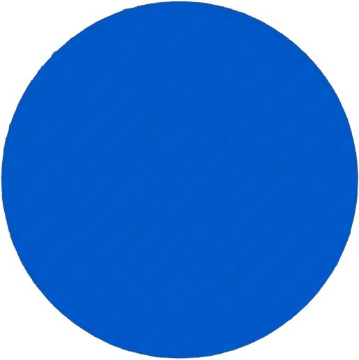 Image: solid blue circle on transparent background