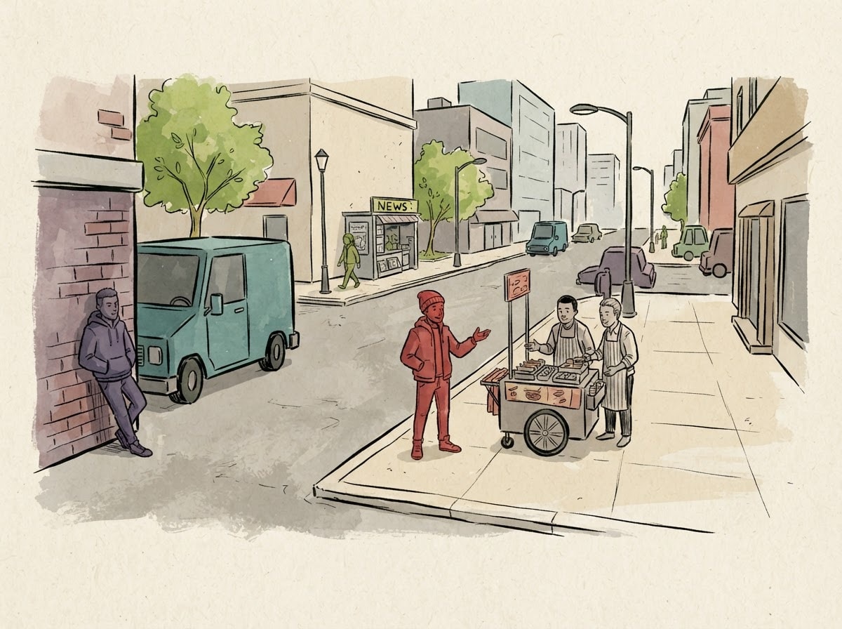 Hand-drawn