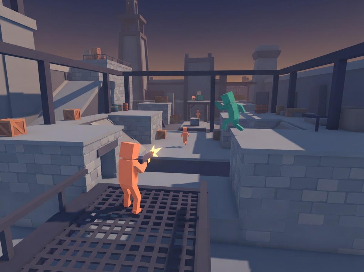 Chunky low-poly