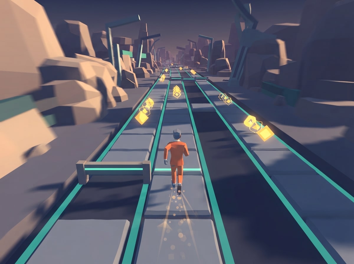 Chunky low-poly