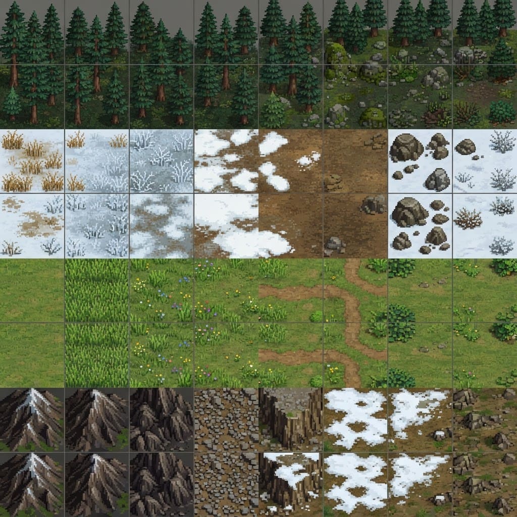 A seamless, tileable game texture of