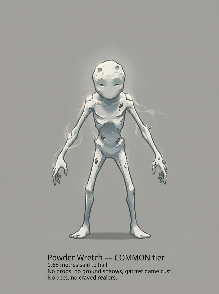 Powder Wretch (Fine Dust, Common, 65cm) Concept
