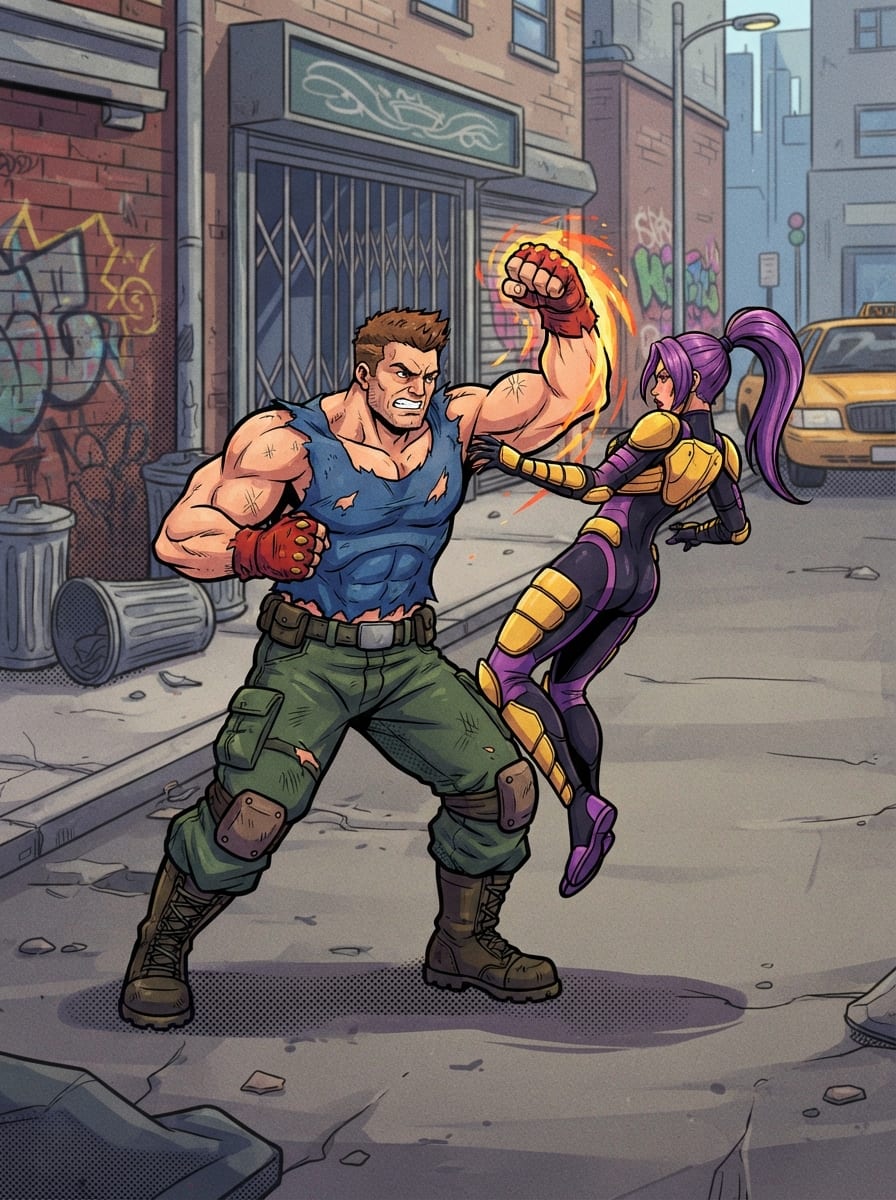 A strong hero