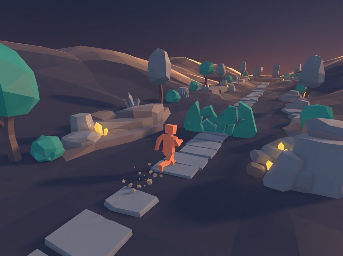 Chunky low-poly