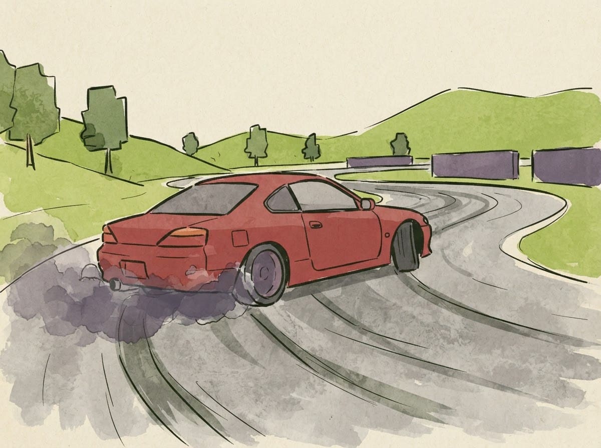 Hand-drawn