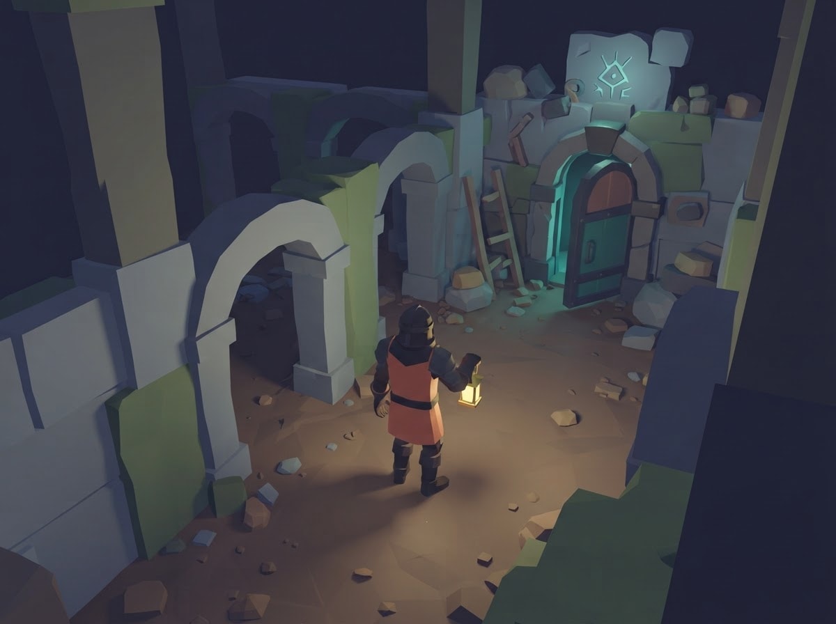 Chunky low-poly