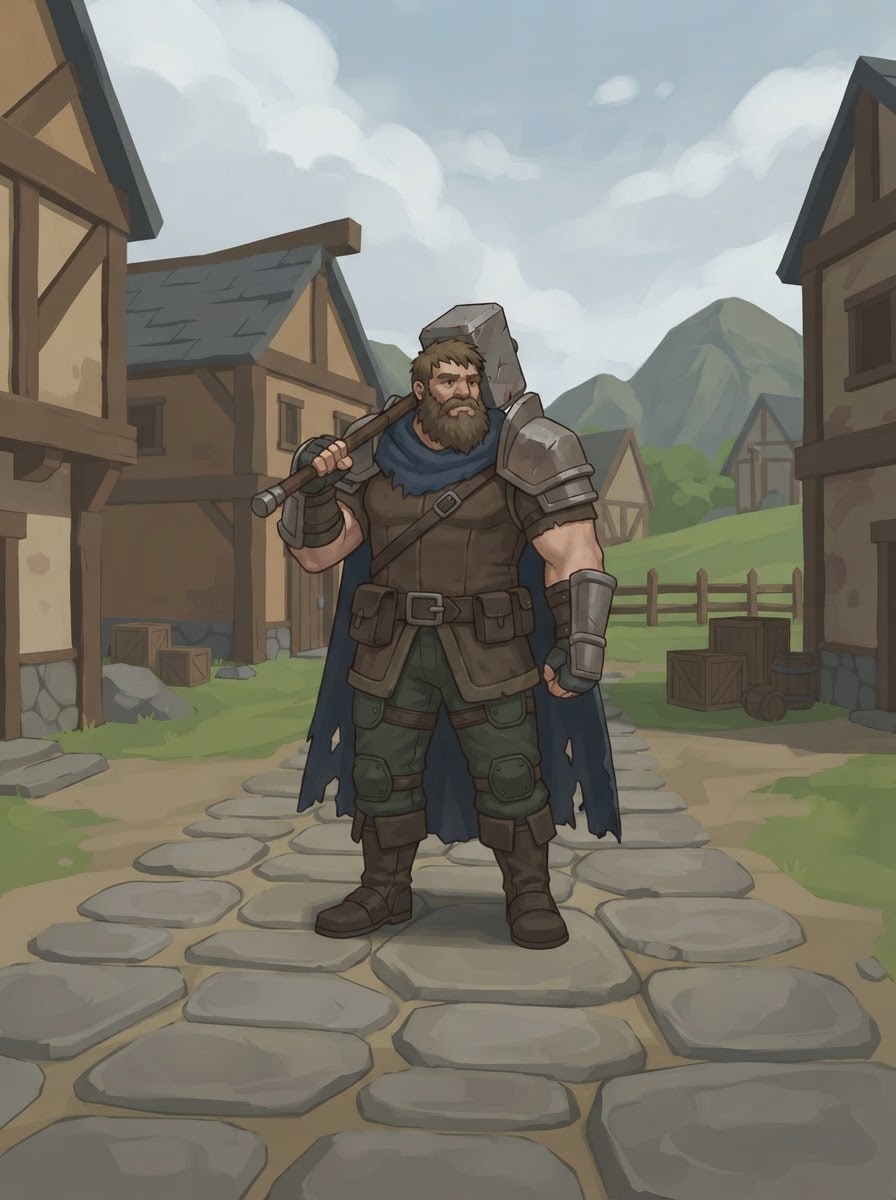 A strong hero