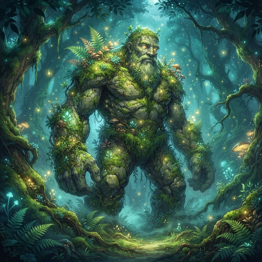 Image: Trading card game illustration for an original Ara