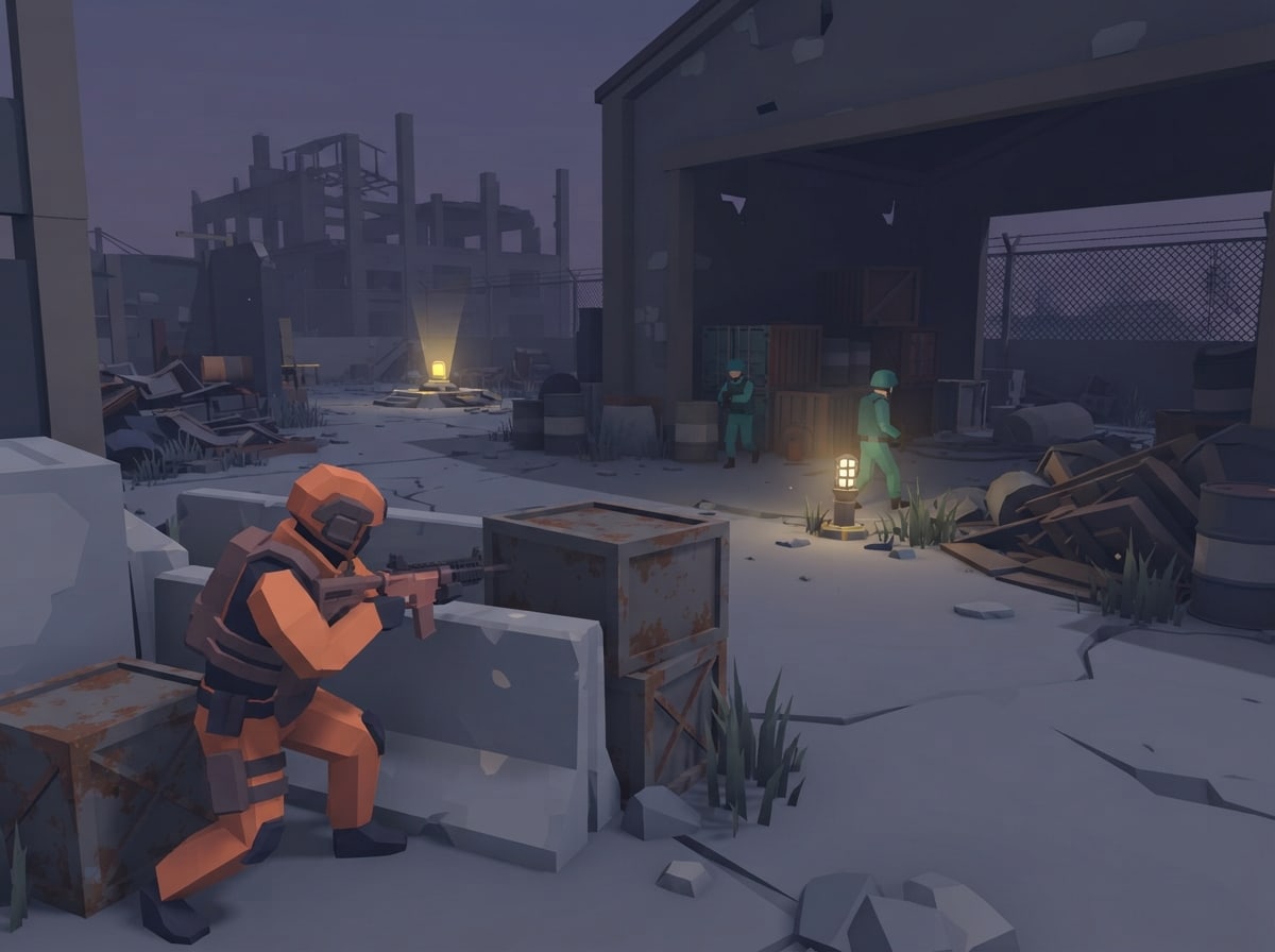 Chunky low-poly