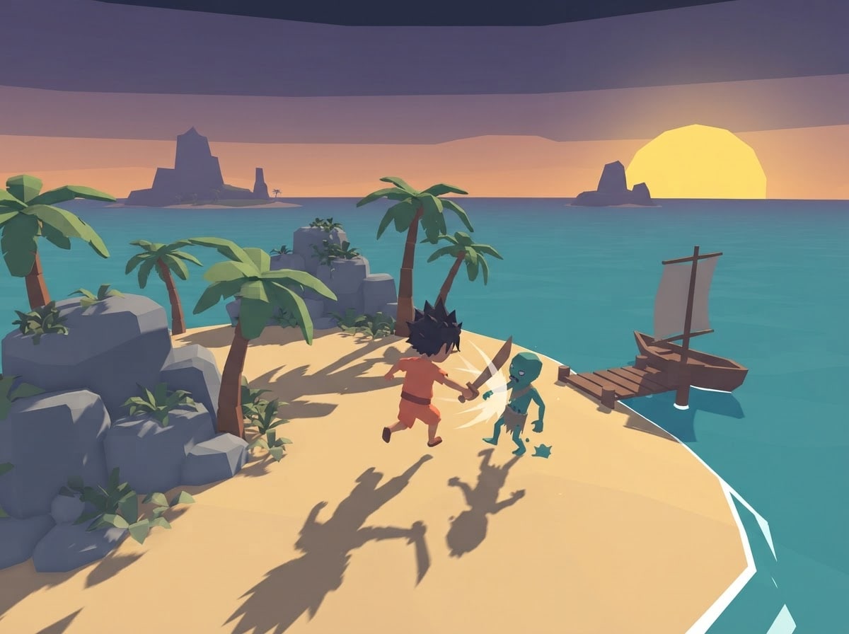 Chunky low-poly