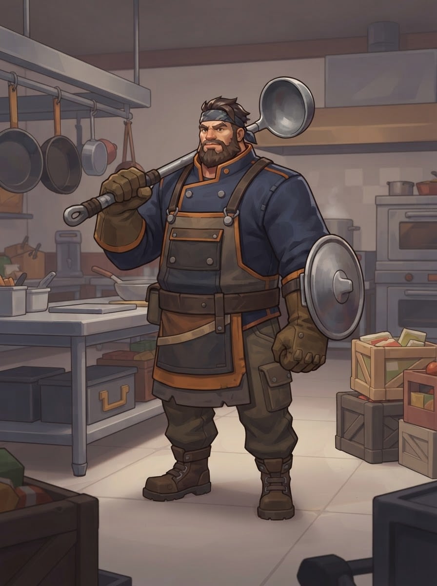 A strong hero