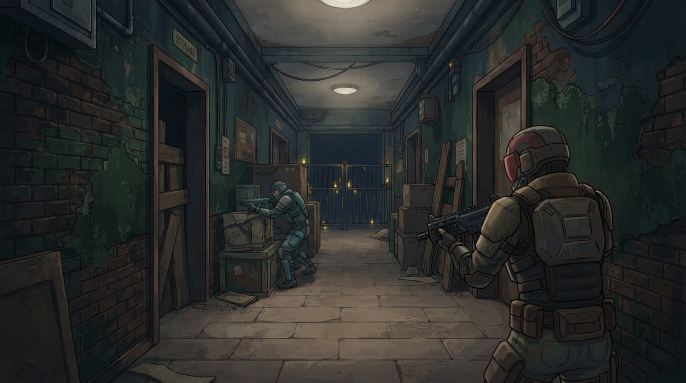 Tight dark halls