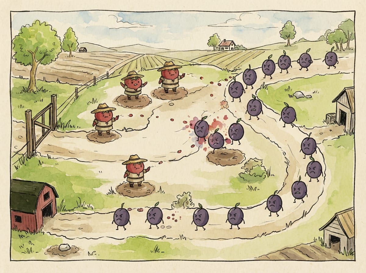 Hand-drawn