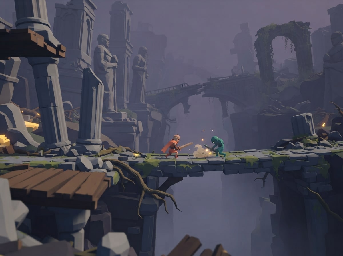 Chunky low-poly